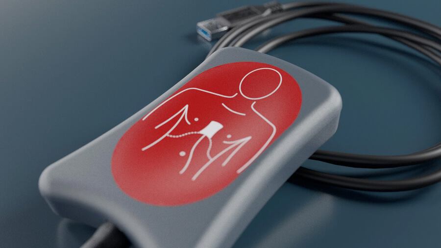 CPR-Feedback-Sensor Push
